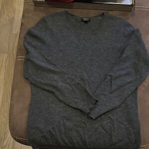 Cashmere Gray Knit Sweater